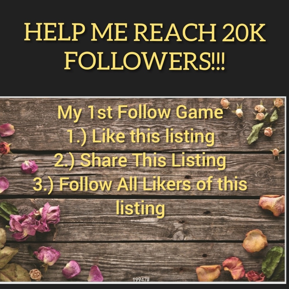 🌟🌟🌟My First Follow Game!!! 🌟🌟🌟